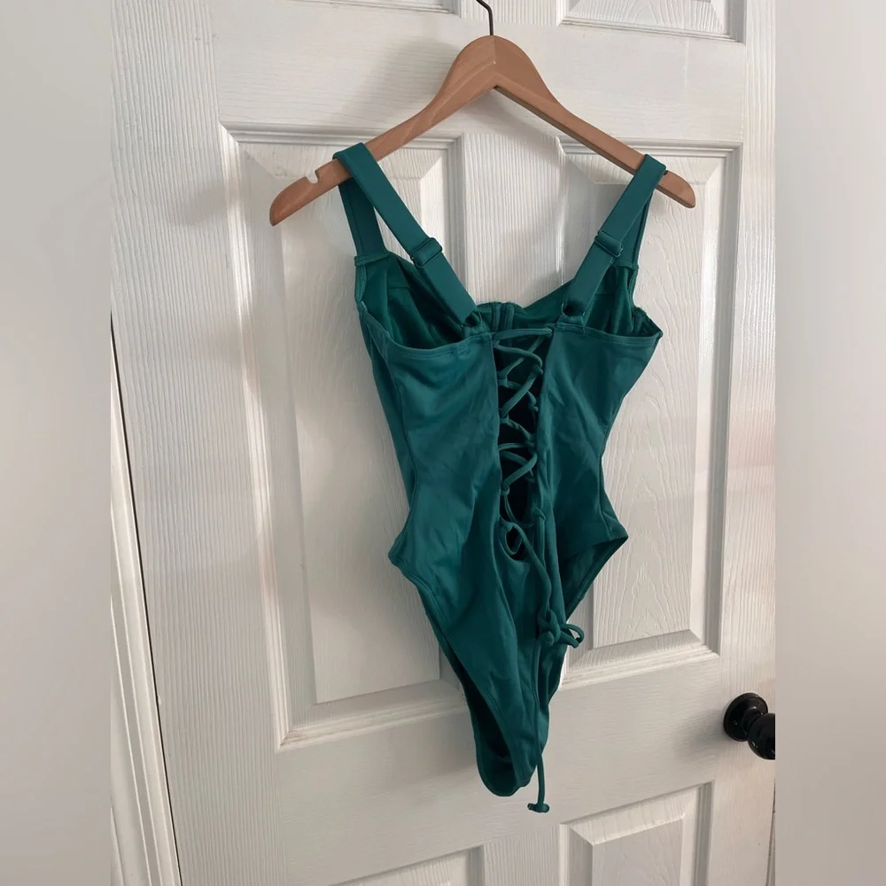 TA3 Mega Sculpting Suit Lifty Emerald Sz S RL D/DD